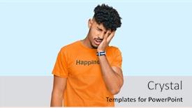  Presentation with arabic music arab man playing - Beautiful theme featuring young-arab-man-wearing-tshirt backdrop and a gold colored foreground