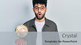  Presentation with arab - PPT layouts featuring young-arab-man-with-beard background and a  colored foreground