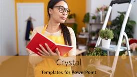  Presentation with flower woman - 