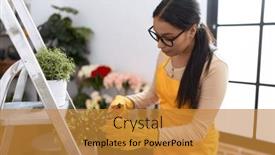  Presentation with flower woman - 