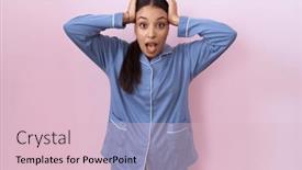  Presentation with woman hands open - 