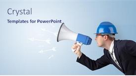  Presentation with youth leadership greenboard young - Amazing slides having young-architect-constructor-yelling backdrop and a sky blue colored foreground