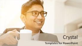  Presentation with india for - Beautiful slide set featuring young asian indian businessman using backdrop and a soft green colored foreground