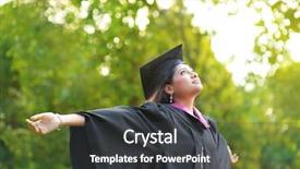  Presentation with india - Amazing slide deck having young asian indian female student backdrop and a dark gray colored foreground