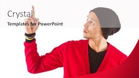  Presentation with asian nurse helps a man - Amazing presentation theme having philippines communication - young asian man showing backdrop and a white colored foreground