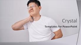  Presentation with injury - Presentation with young-asian-man-standing-over background and a light gray colored foreground