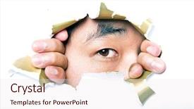  Presentation with scrubs - Amazing slides having young asian surgeon wearing scrubs and looking stressed backdrop and a sky blue colored foreground