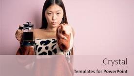  Presentation with coffe - Audience pleasing slides consisting of young-asian-woman-making backdrop and a lemonade colored foreground