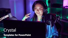  Presentation with video games playing - 