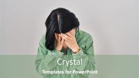  Presentation with woman crying - 