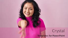  Presentation with pink business - 