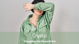  Presentation with sad woman - 