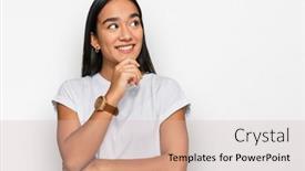  Presentation with asian - Colorful slide set enhanced with young-asian-woman-wearing-casual backdrop and a soft green colored foreground