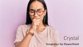  Presentation with maternal health care - Colorful theme enhanced with young-asian-woman-wearing-casual backdrop and a lemonade colored foreground