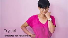  Presentation with pink nails - 