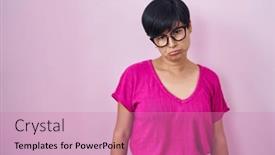  Presentation with woman crying - 