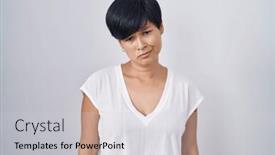  Presentation with woman crying - 