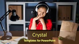  Presentation with bad breath - Presentation having young-asian-woman-working background and a tawny brown colored foreground