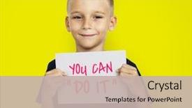  Presentation with young business people - Amazing theme having young attractive business people backdrop and a soft green colored foreground