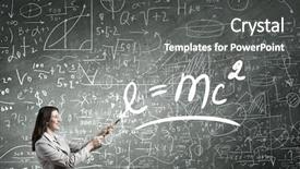  Presentation with wall paint - Audience pleasing PPT theme consisting of young attractive businesswoman with paint brush and business sketches on wall backdrop and a gray colored foreground