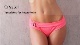  Presentation with sexy girl in stars - Amazing PPT theme having young attractive girl in sexy backdrop and a  colored foreground