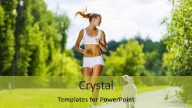  Presentation with dog park - Audience pleasing PPT theme consisting of industrial site with big storage tanks production plant area of the tank backdrop and a gray colored foreground.