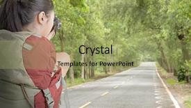  Presentation with forest road - Beautiful PPT layouts featuring psychology - old woman smiling isolated cheerful backdrop and a sky blue colored foreground