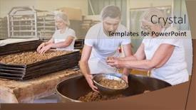  Presentation with vat - Presentation theme enhanced with young-baker-mixing-grains background and a coral colored foreground