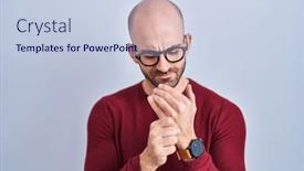  Presentation with inflammation - Slides having young-bald-man-with-beard background and a lemonade colored foreground