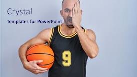  Presentation with emotion - Presentation theme consisting of young-bald-man-with-beard background and a lemonade colored foreground