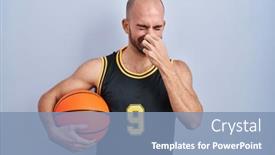  Presentation with bad breath - Theme enhanced with young-bald-man-with-beard background and a seafoam green colored foreground