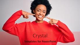  Presentation with african american dental - Amazing slides having young-beautiful-african-american-afro backdrop and a red colored foreground