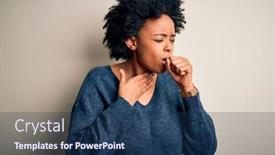  Presentation with hair care - Slide deck enhanced with young-beautiful-african-american-afro background and a ocean colored foreground