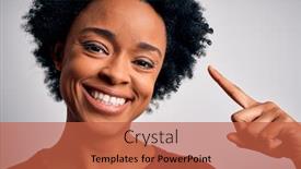  Presentation with afro - Presentation consisting of young-beautiful-african-american-afro background and a red colored foreground