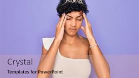  Presentation with afro - Amazing presentation having young-beautiful-african-american-afro backdrop and a coral colored foreground