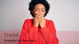  Presentation with curly hair - Amazing presentation having young-beautiful-african-american-afro backdrop and a red colored foreground