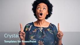  Presentation with hair dress - Slide deck consisting of young-beautiful-african-american-afro background and a ocean colored foreground