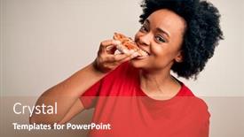  Presentation with italian american - Amazing slides having young-beautiful-african-american-afro backdrop and a coral colored foreground