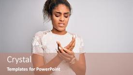  Presentation with arthritis - Amazing presentation design having young-beautiful-african-american-girl backdrop and a coral colored foreground