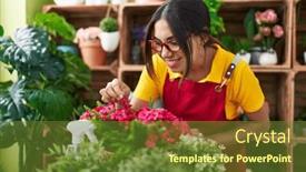  Presentation with flower woman - 