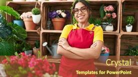  Presentation with flower woman - 