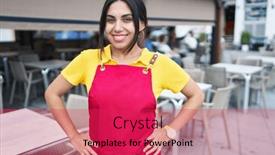  Presentation with waitress - 