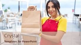  Presentation with waitress - 