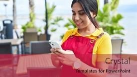  Presentation with waitress - 