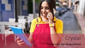  Presentation with waitress - 