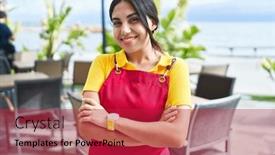  Presentation with waitress - 