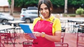  Presentation with waitress - 