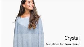  Presentation with arab - Presentation design enhanced with young beautiful arab woman wearing background and a white colored foreground