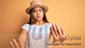  Presentation with asian - Amazing theme having young-beautiful-asian-girl-wearing backdrop and a coral colored foreground