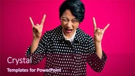  Presentation with asian music - Slides featuring young-beautiful-asian-girl-wearing background and a violet colored foreground